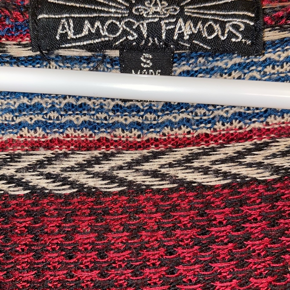 long aztec sweater
